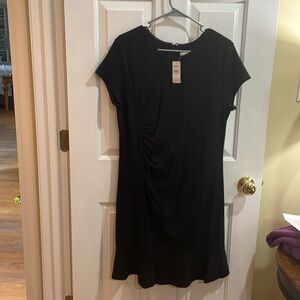 Never worn with tags loft little black dress